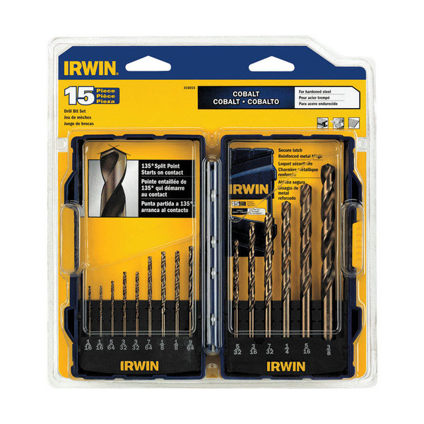 Irwin Drill Bit Cobalt 15 Pc 316015